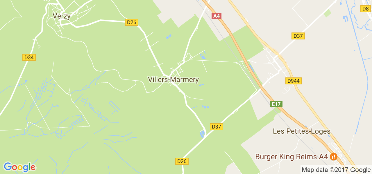 map de la ville de Villers-Marmery