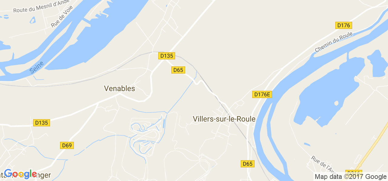 map de la ville de Villers-sur-le-Roule