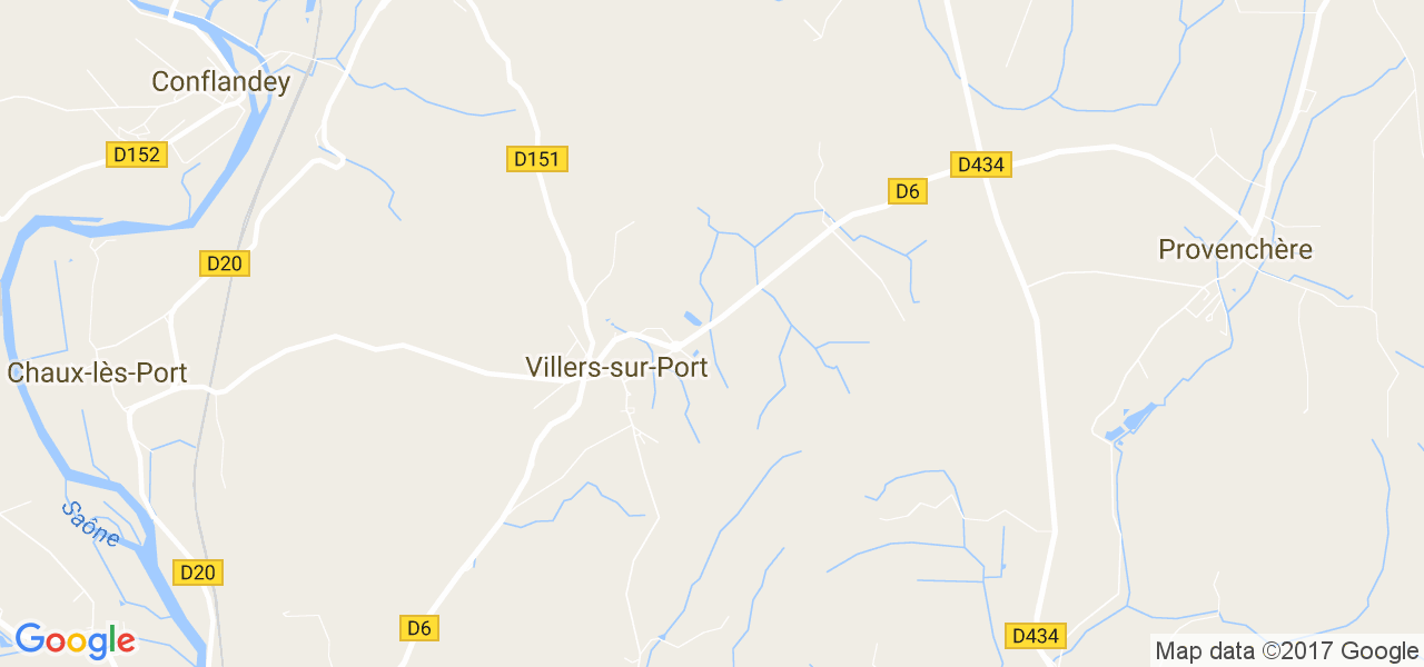 map de la ville de Villers-sur-Port