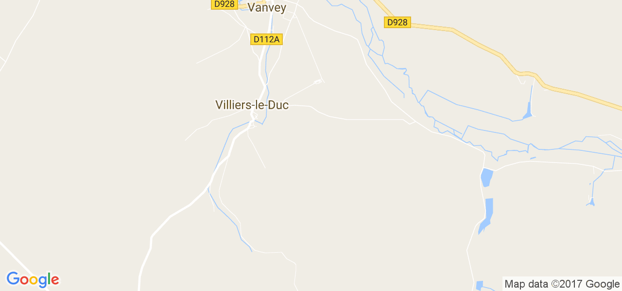 map de la ville de Villiers-le-Duc