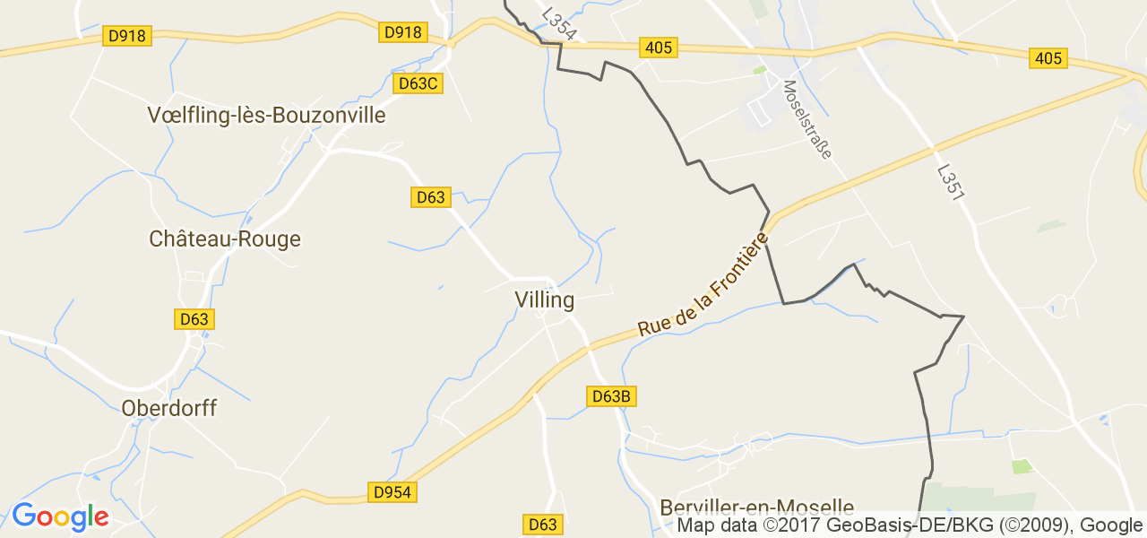 map de la ville de Villing