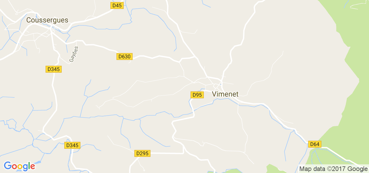 map de la ville de Vimenet