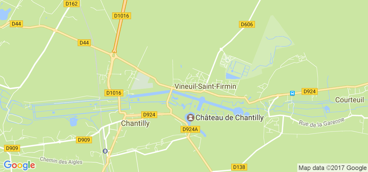 map de la ville de Vineuil-Saint-Firmin