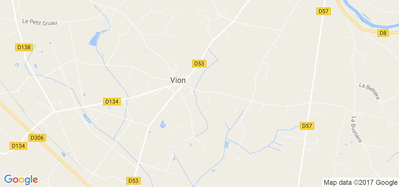 map de la ville de Vion