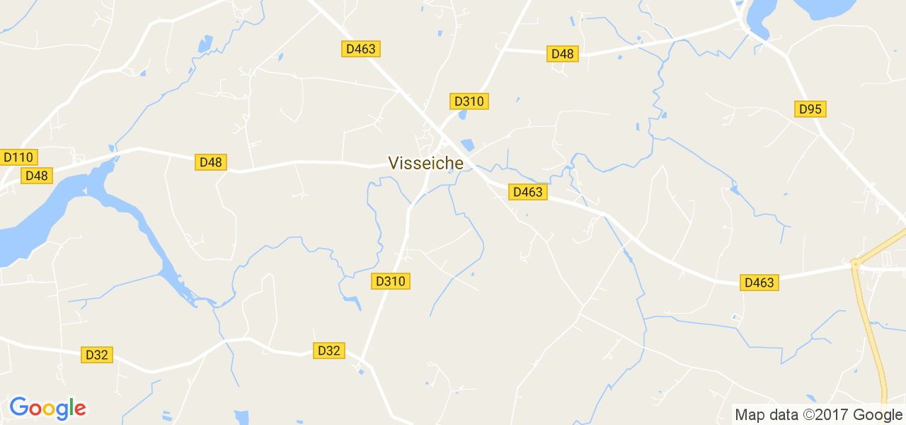 map de la ville de Visseiche