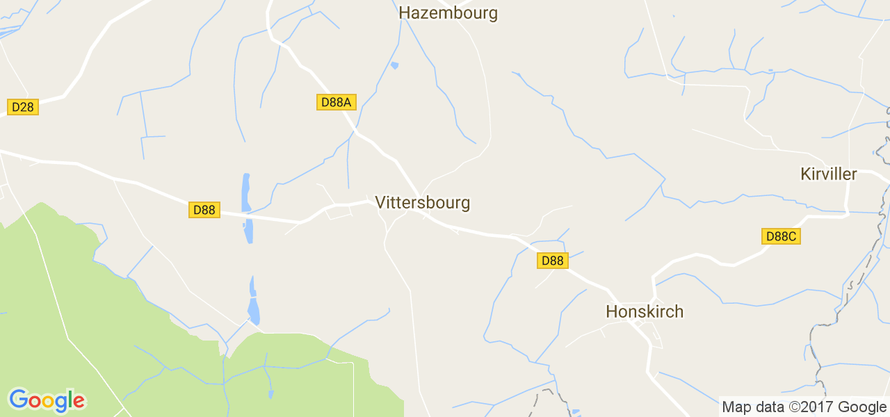 map de la ville de Vittersbourg