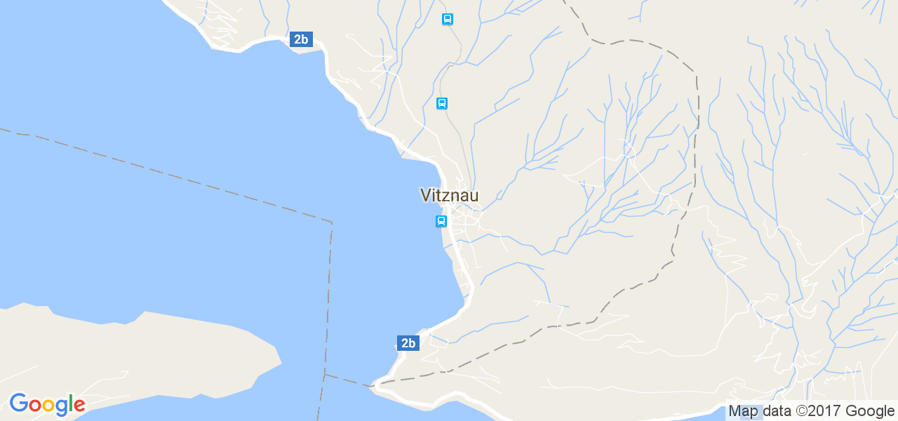 map de la ville de Vitznau