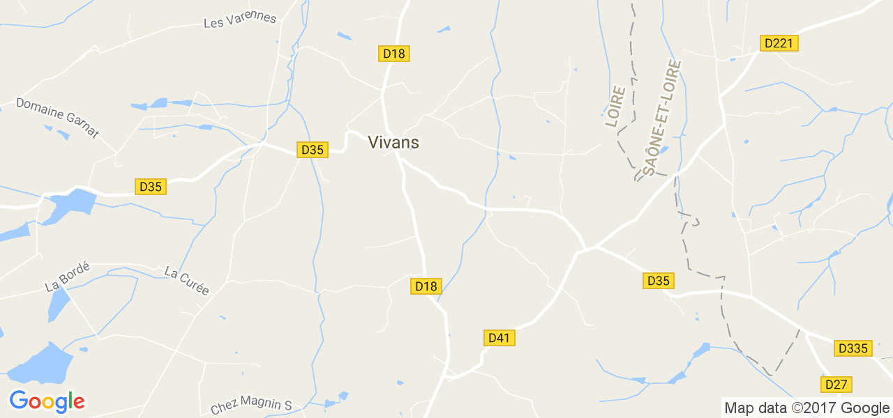 map de la ville de Vivans