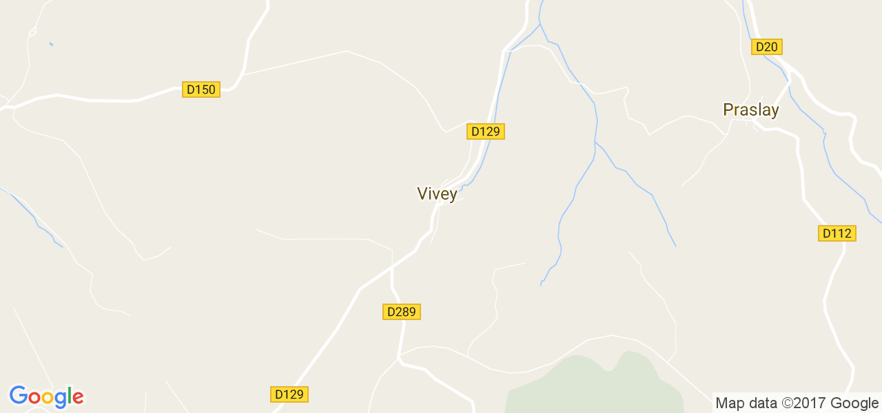 map de la ville de Vivey