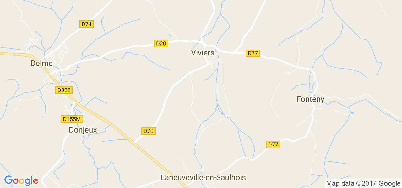 map de la ville de Viviers