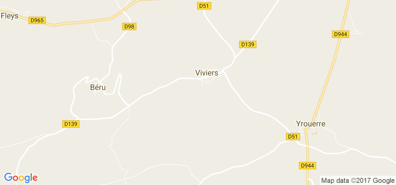 map de la ville de Viviers