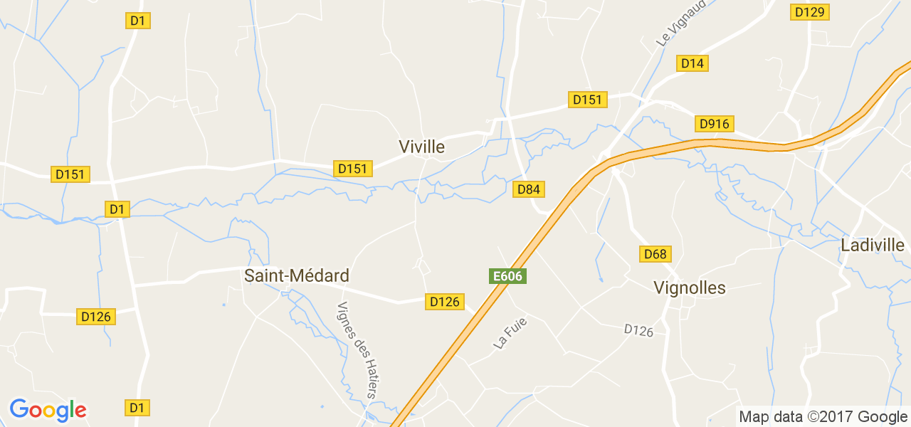 map de la ville de Viville