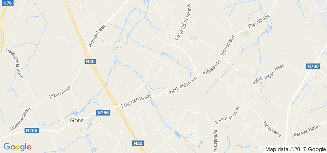 map de la ville de Vliermaal