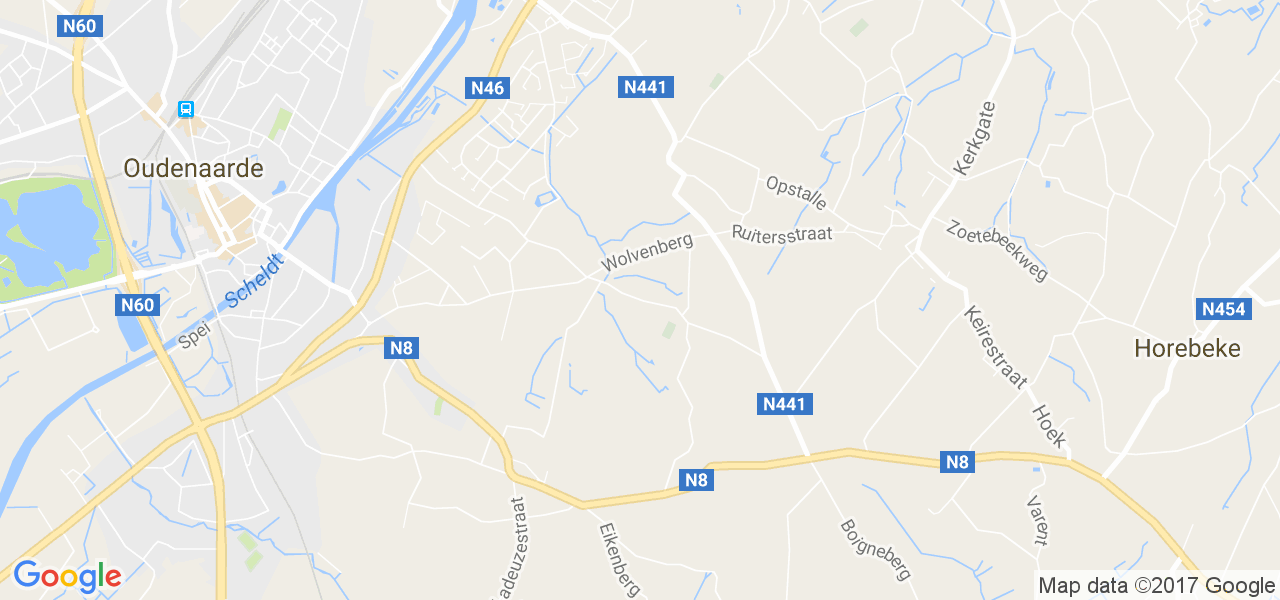 map de la ville de Volkegem