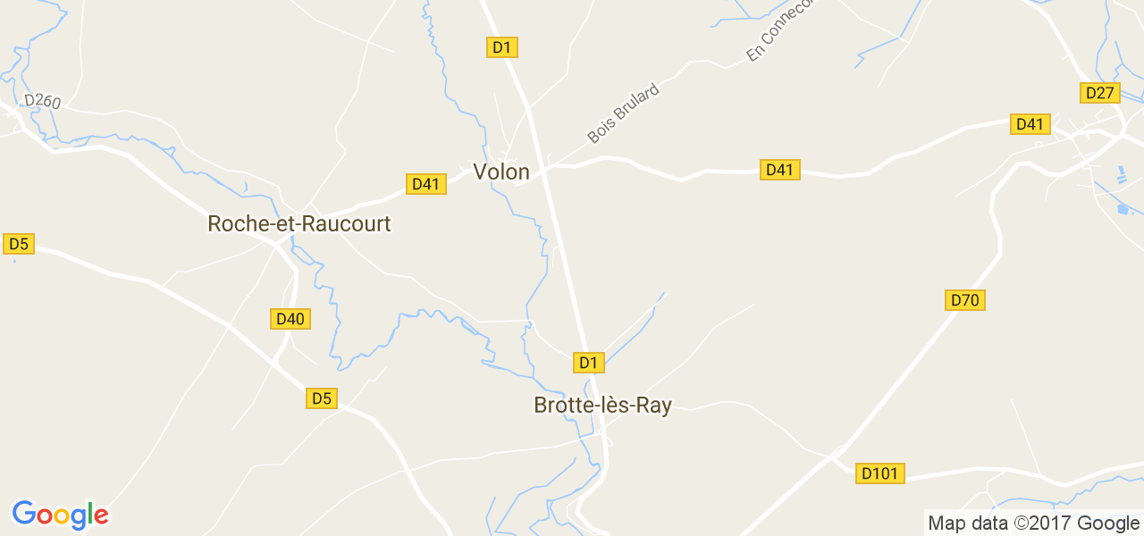 map de la ville de Volon