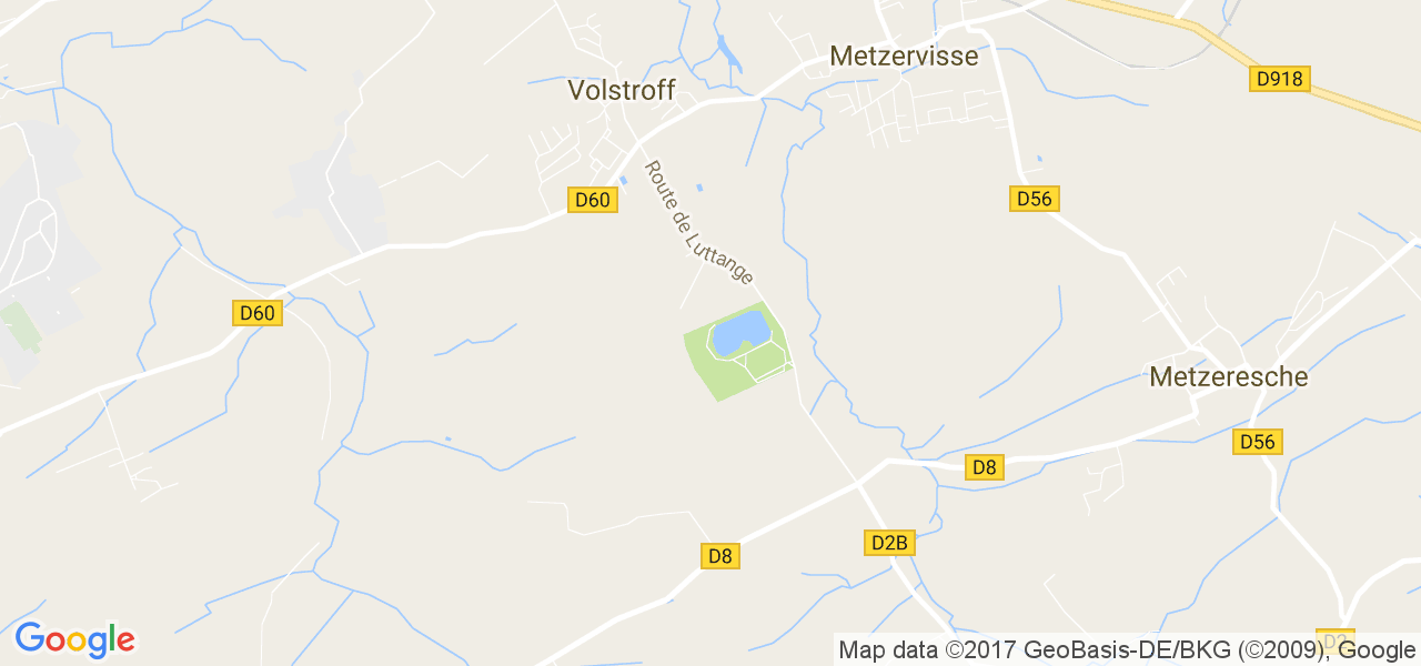 map de la ville de Volstroff