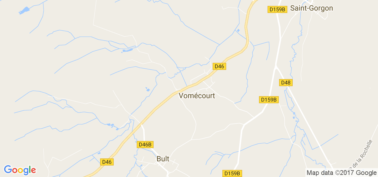 map de la ville de Vomécourt