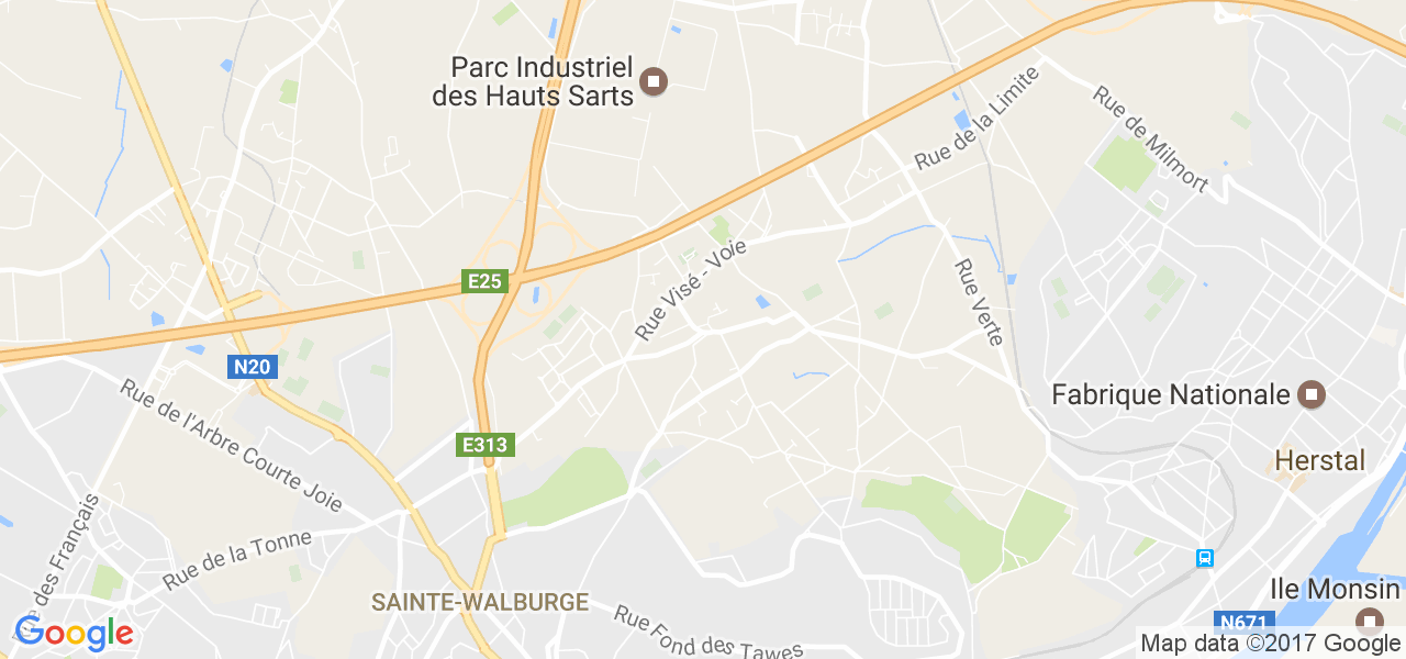 map de la ville de Vottem