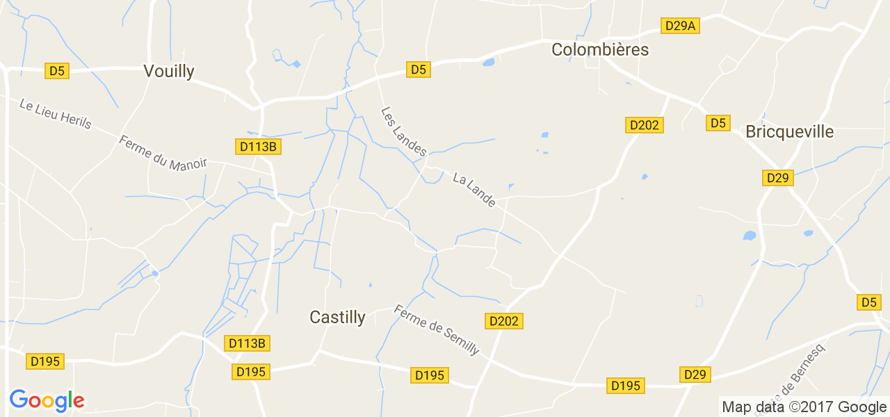 map de la ville de Vouilly