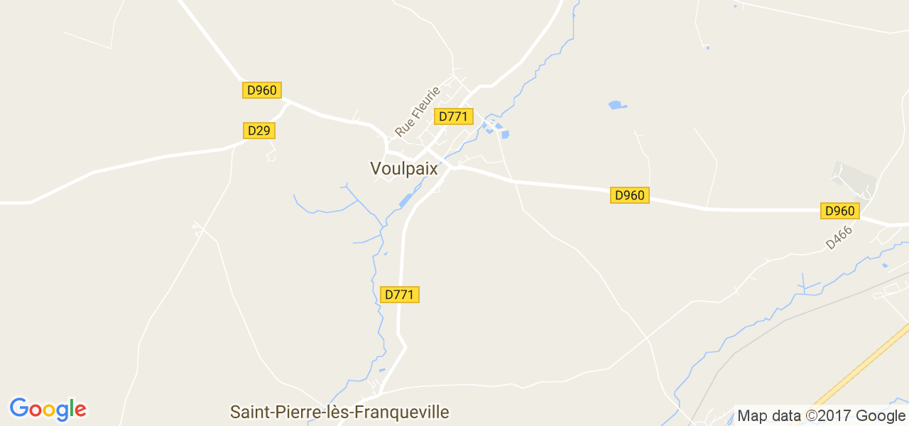 map de la ville de Voulpaix