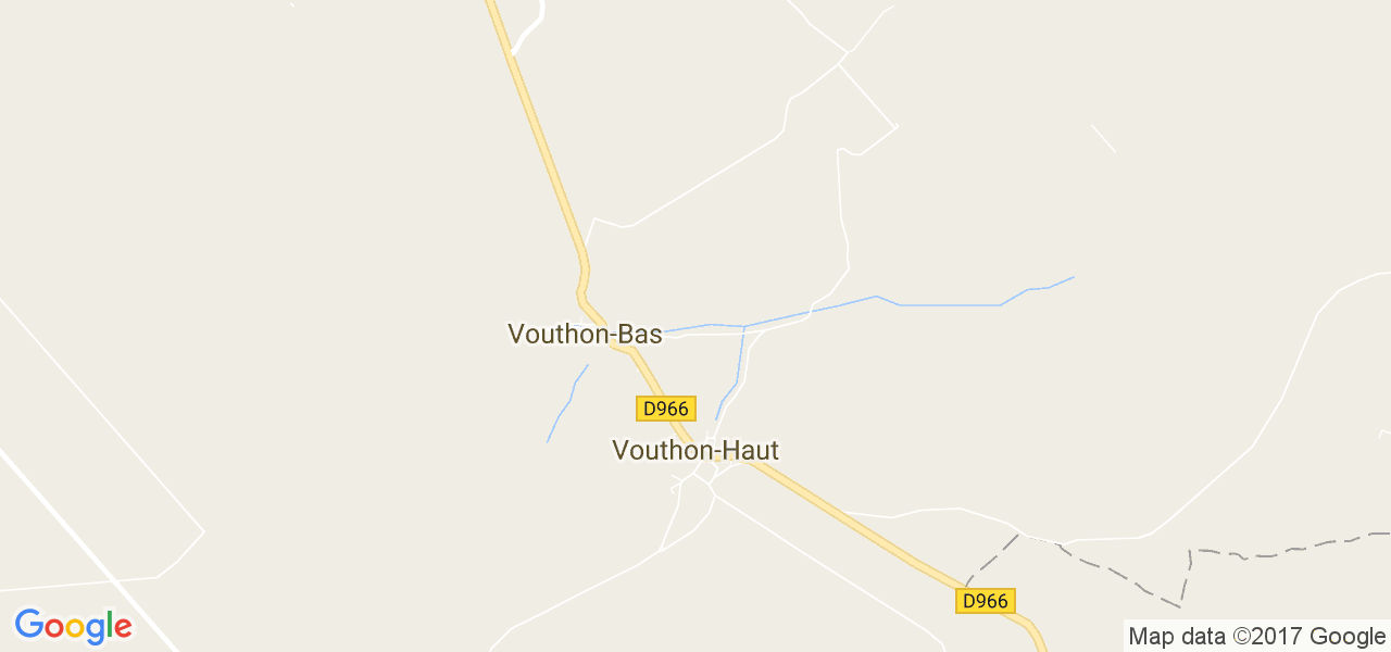 map de la ville de Vouthon-Haut