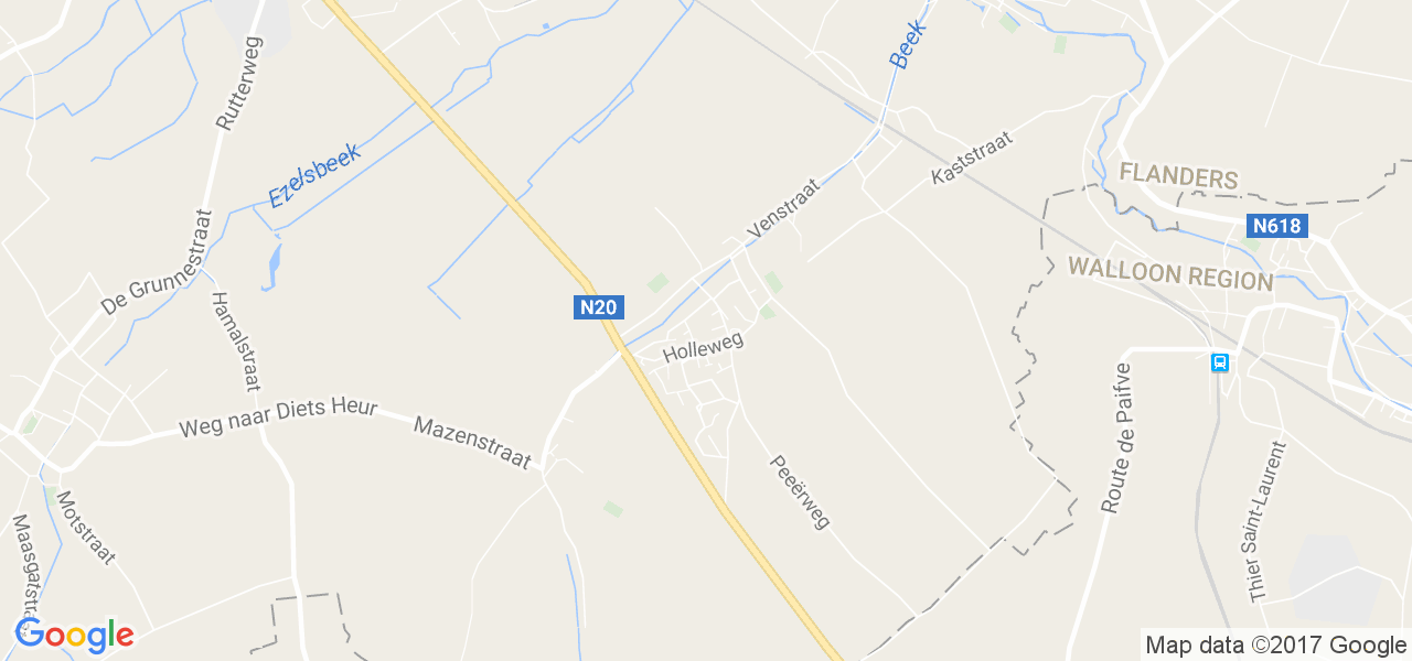 map de la ville de Vreren