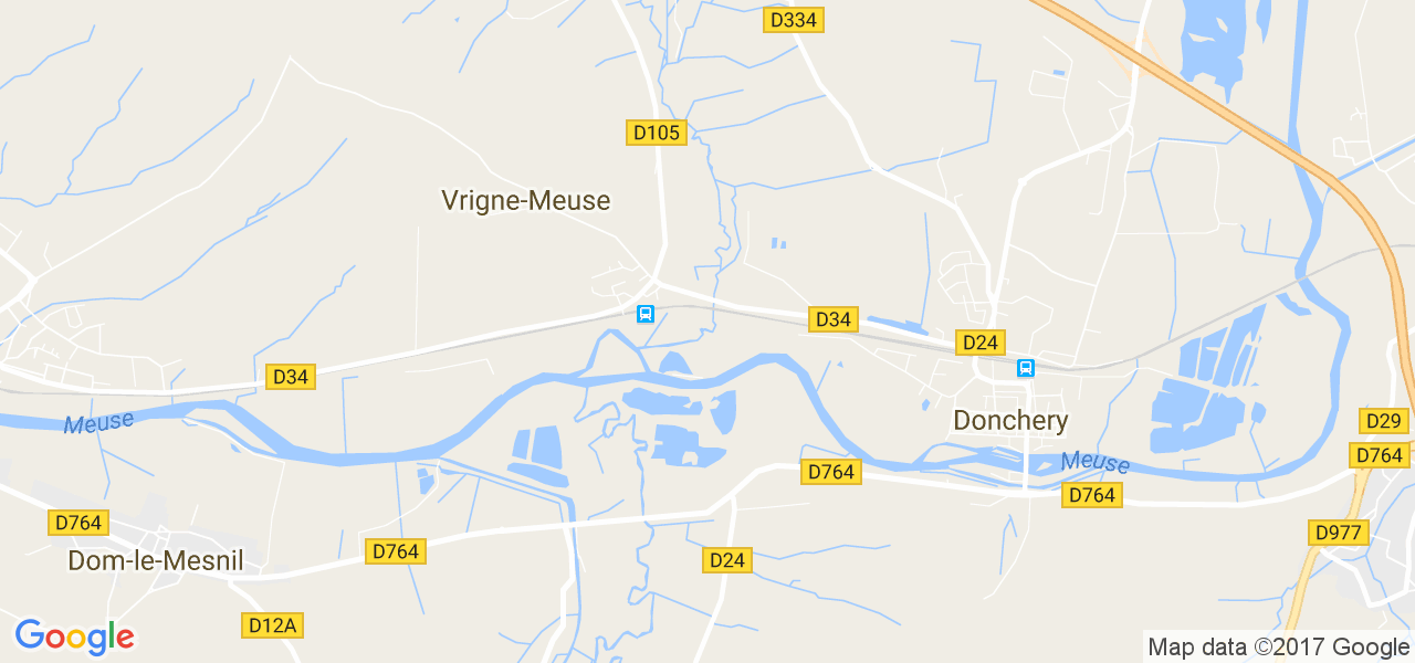 map de la ville de Vrigne-Meuse