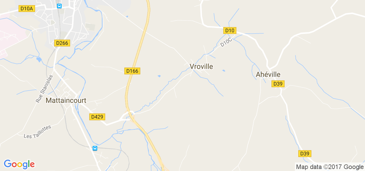 map de la ville de Vroville