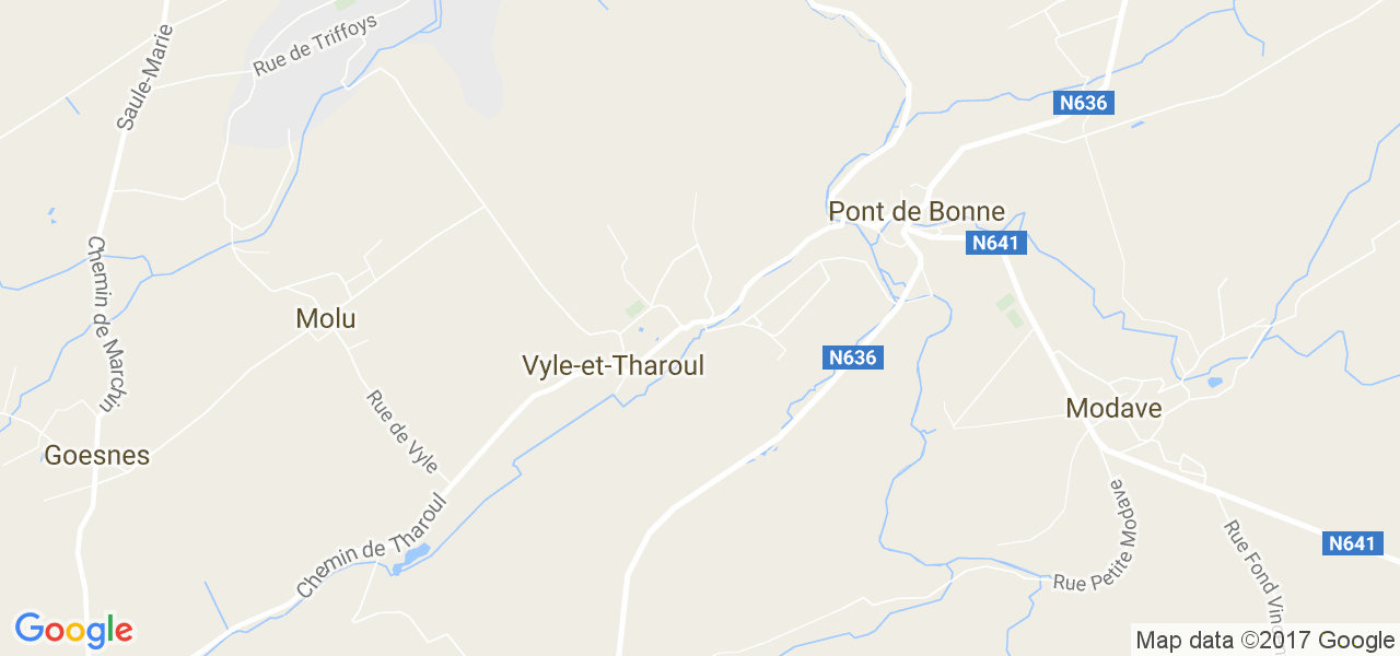 map de la ville de Vyle-Et-Tharoul