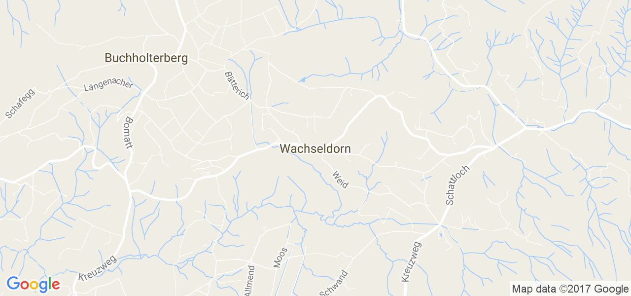 map de la ville de Wachseldorn