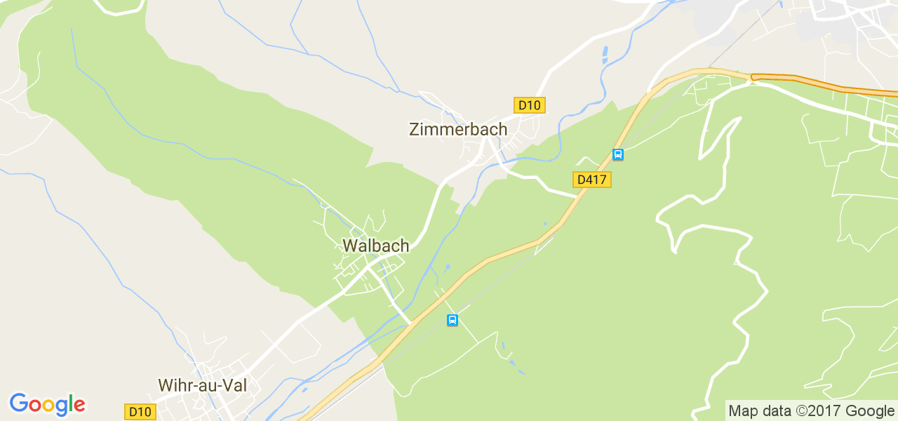 map de la ville de Walbach