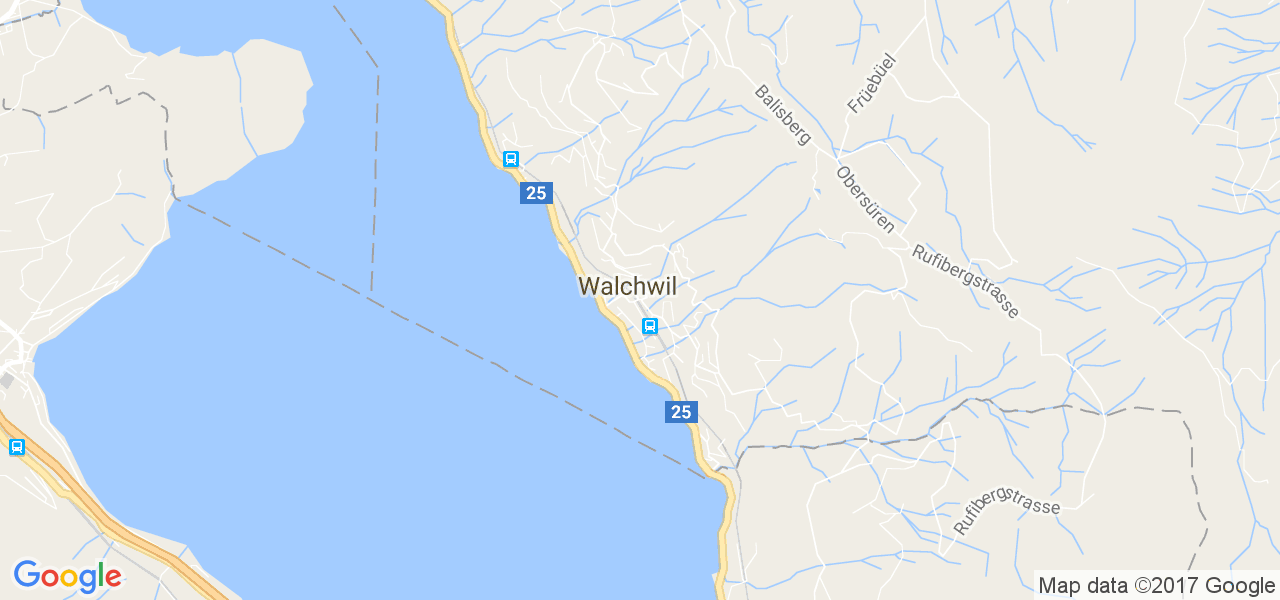 map de la ville de Walchwil