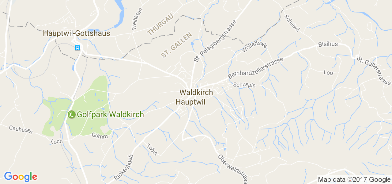 map de la ville de Waldkirch