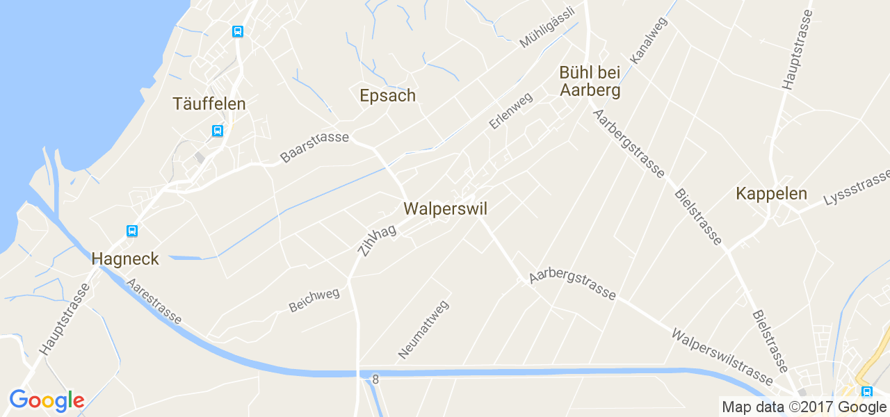 map de la ville de Walperswil