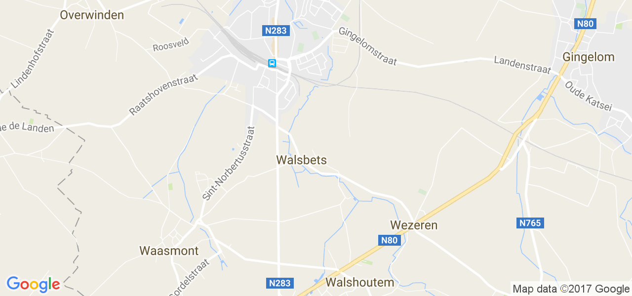 map de la ville de Walsbets