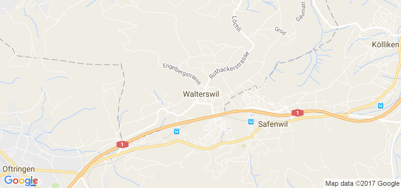 map de la ville de Walterswil