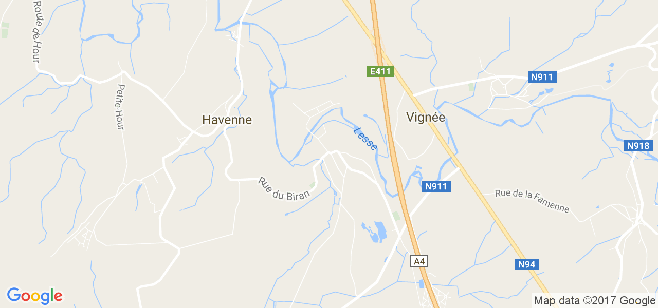 map de la ville de Wanlin