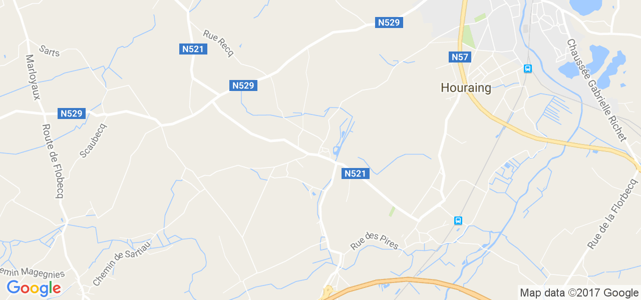 map de la ville de Wannebecq