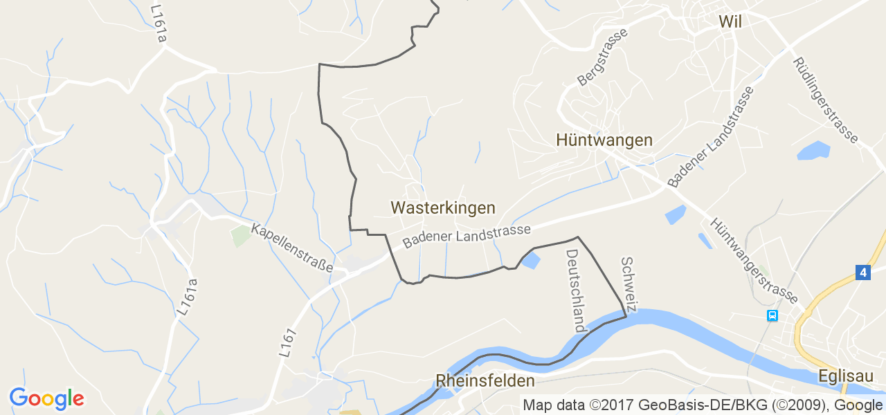 map de la ville de Wasterkingen