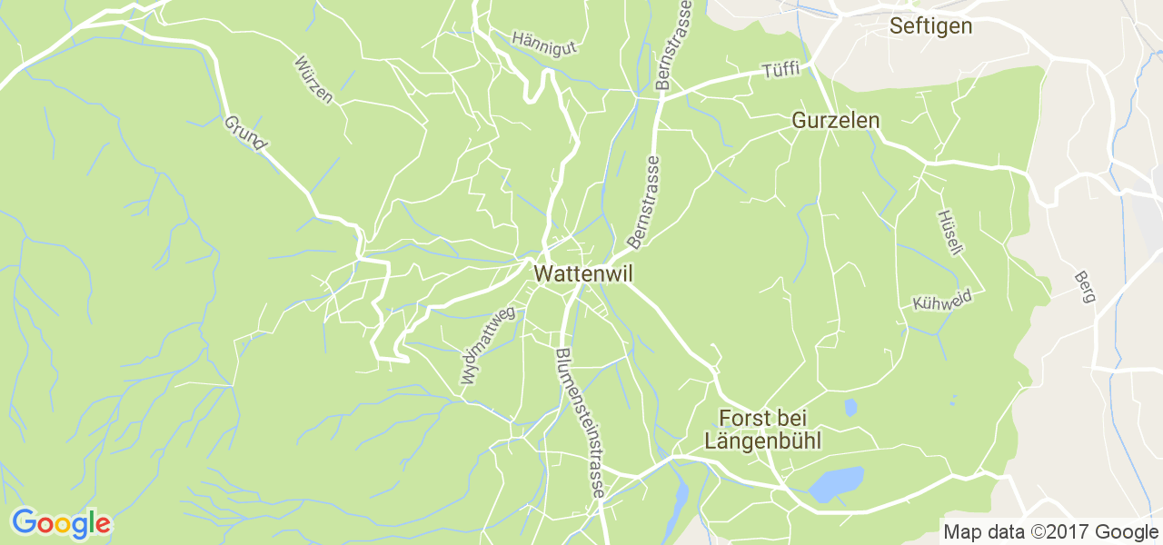 map de la ville de Wattenwil