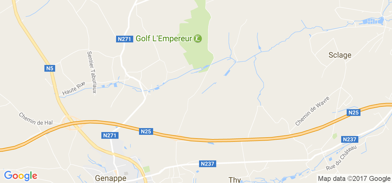 map de la ville de Ways