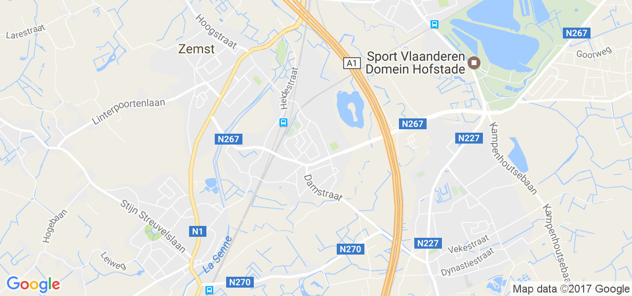 map de la ville de Weerde