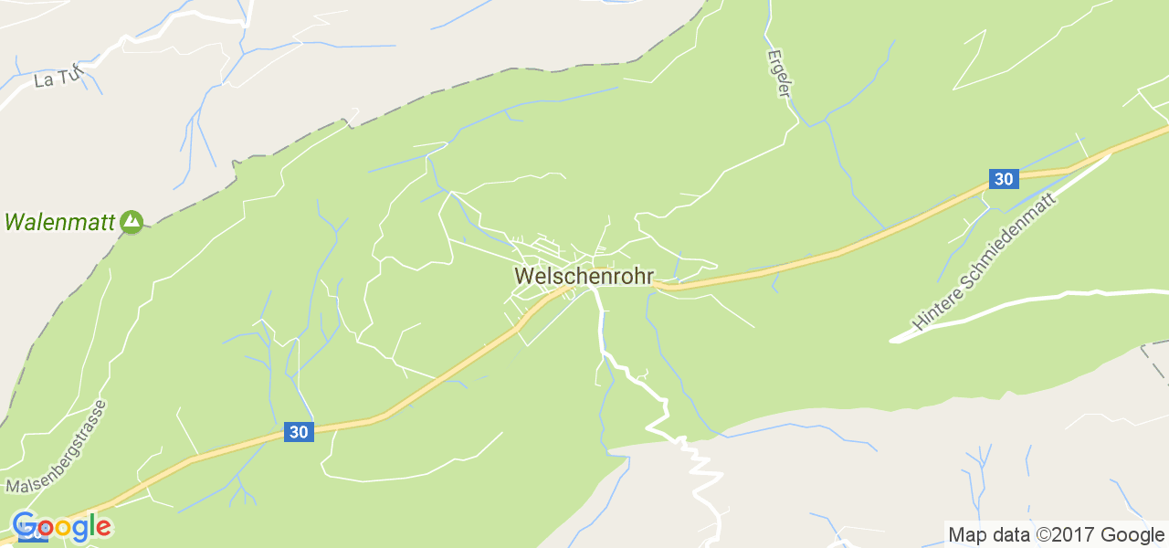 map de la ville de Welschenrohr