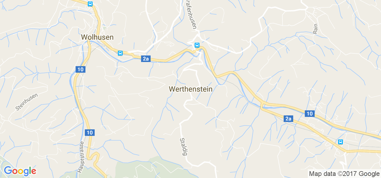 map de la ville de Werthenstein