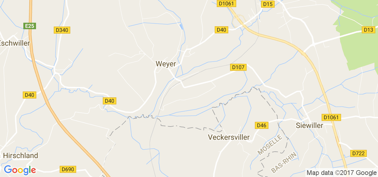 map de la ville de Weyer