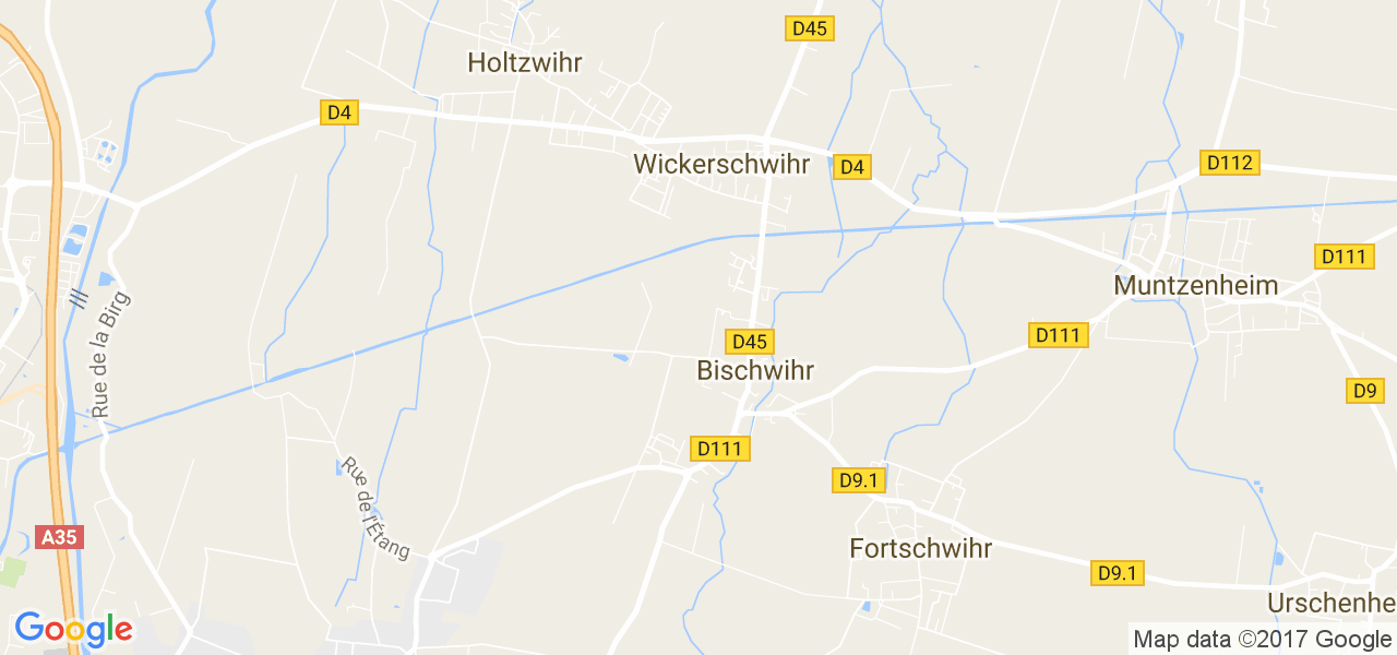 map de la ville de Wickerschwihr