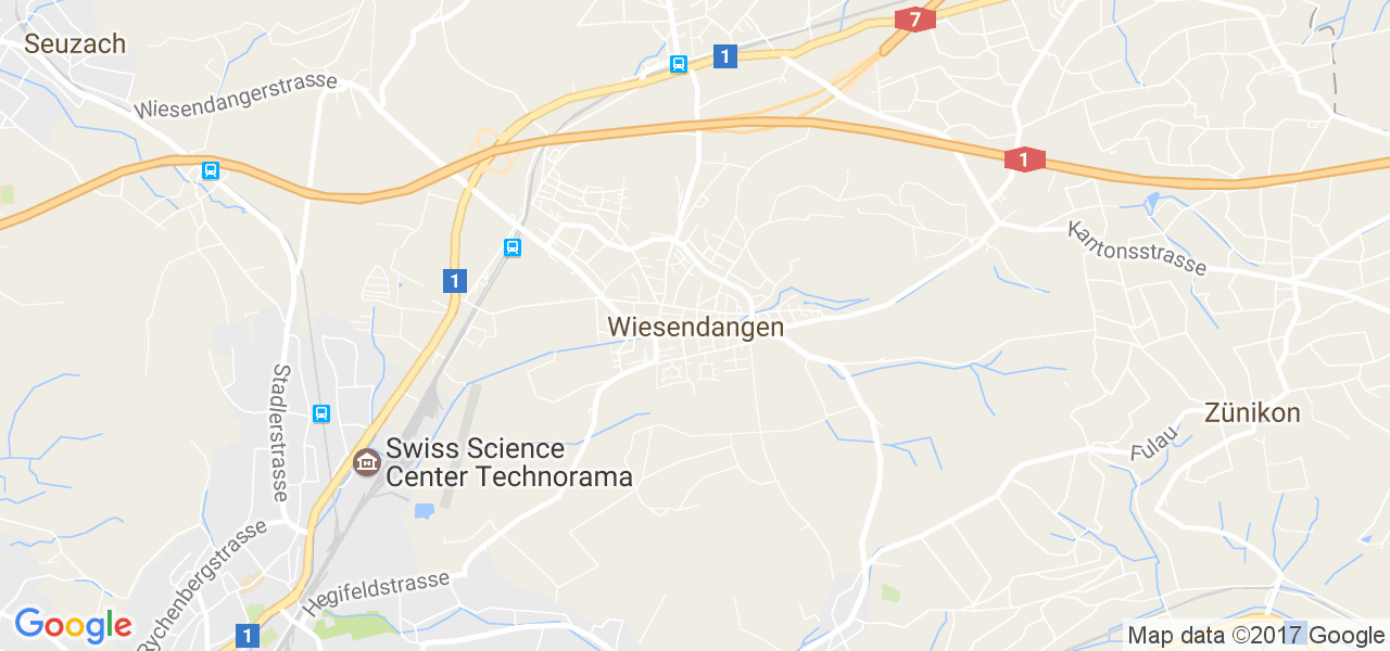 map de la ville de Wiesendangen