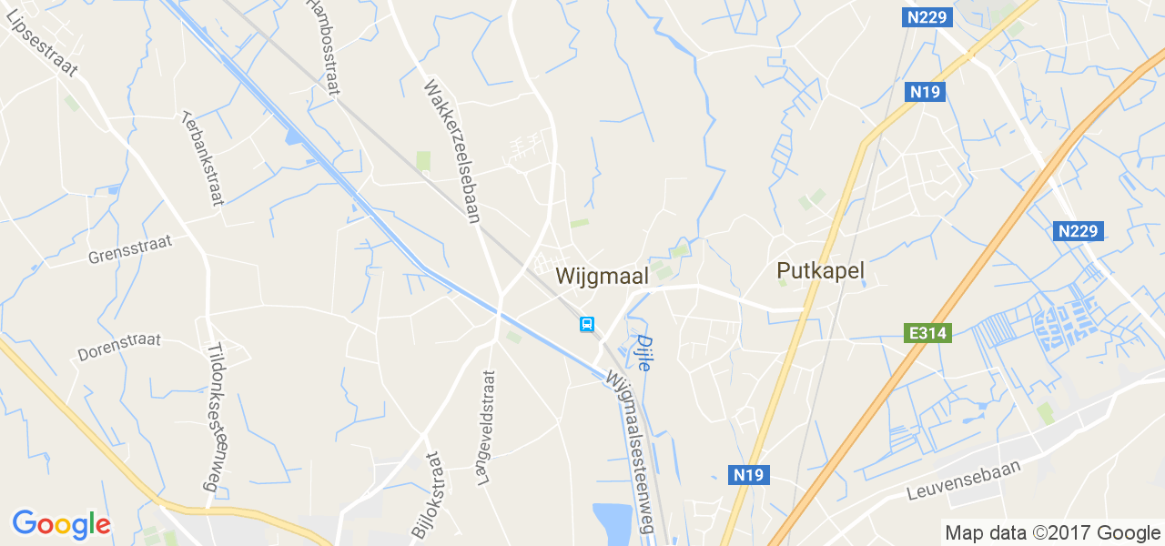 map de la ville de Wijgmaal