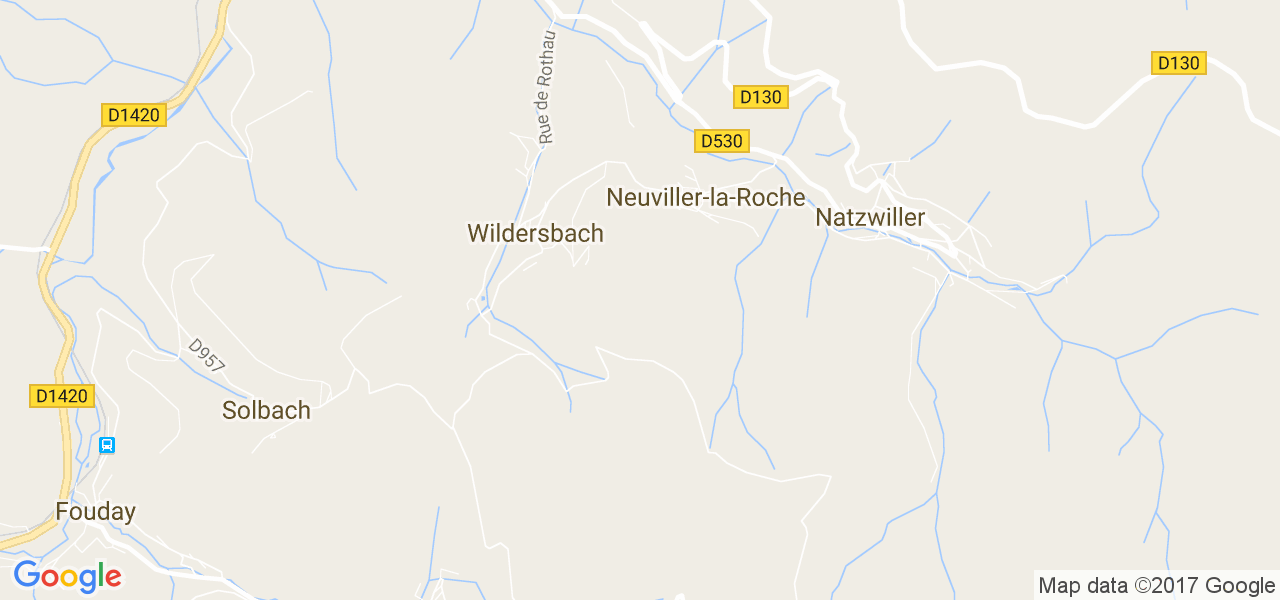 map de la ville de Wildersbach