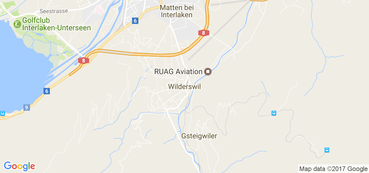 map de la ville de Wilderswil